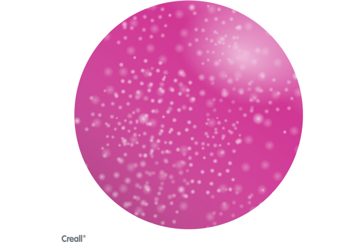Glitterverf Creall 250 ml roze