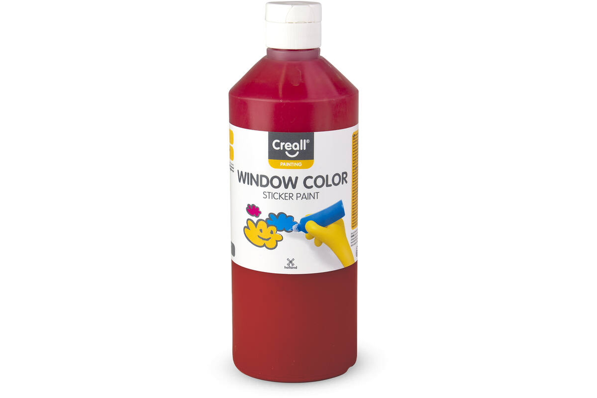 Stickerverf Creall Windows 500 ml rood