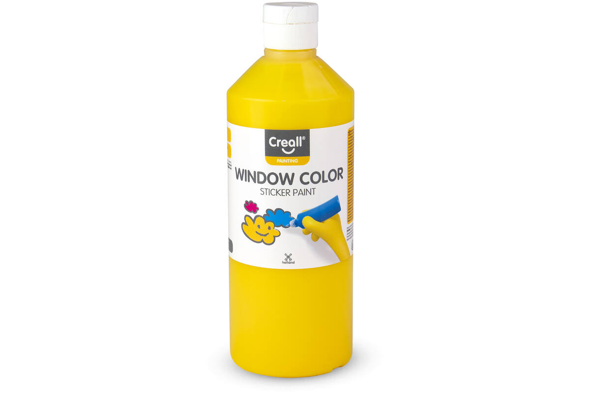 Stickerverf Creall Windows 500 ml geel