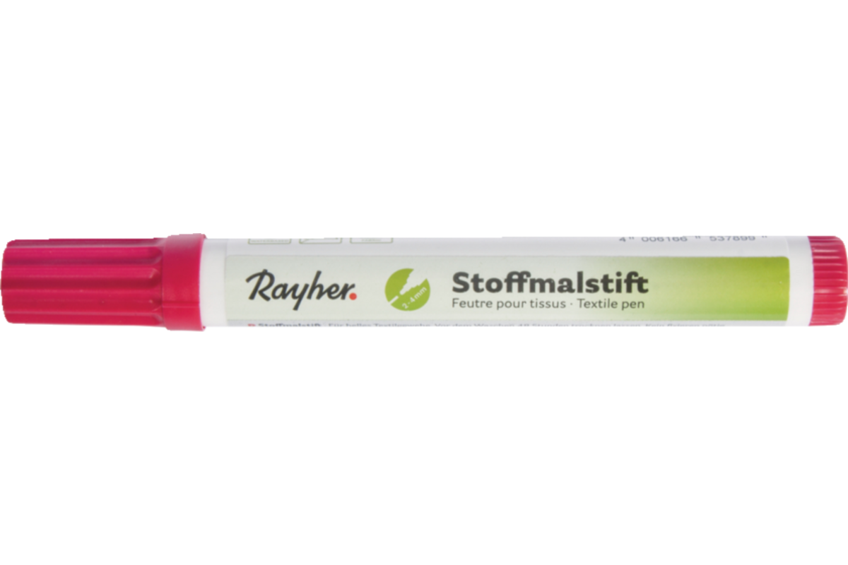 Textielstift, dikpunter fuchsia