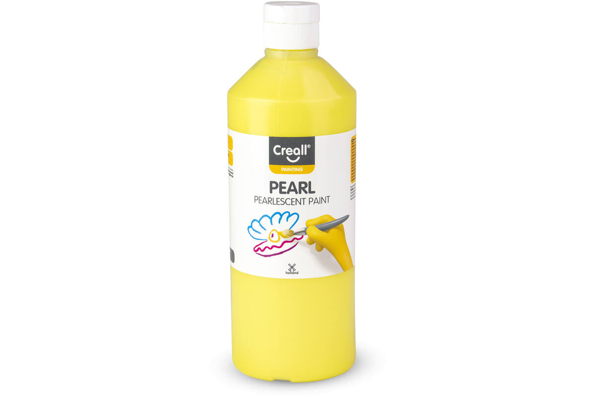 Parelmoerverf Creall Pearl 500 ml geel