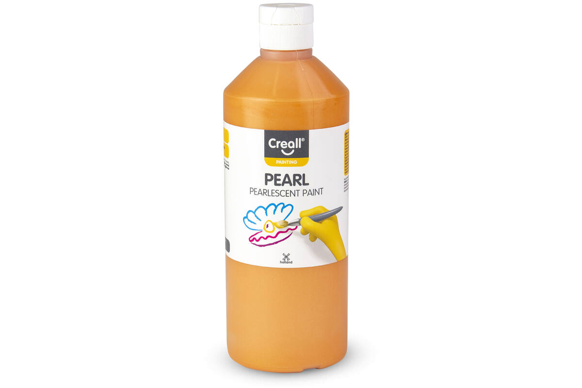 Parelmoerverf Creall Pearl 500 ml oranje
