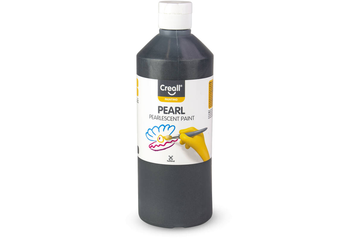 Parelmoerverf Creall Pearl 500 ml zwart