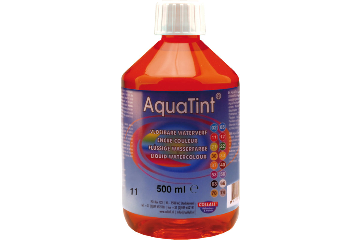 Aquatint 500 ml, lichtrood