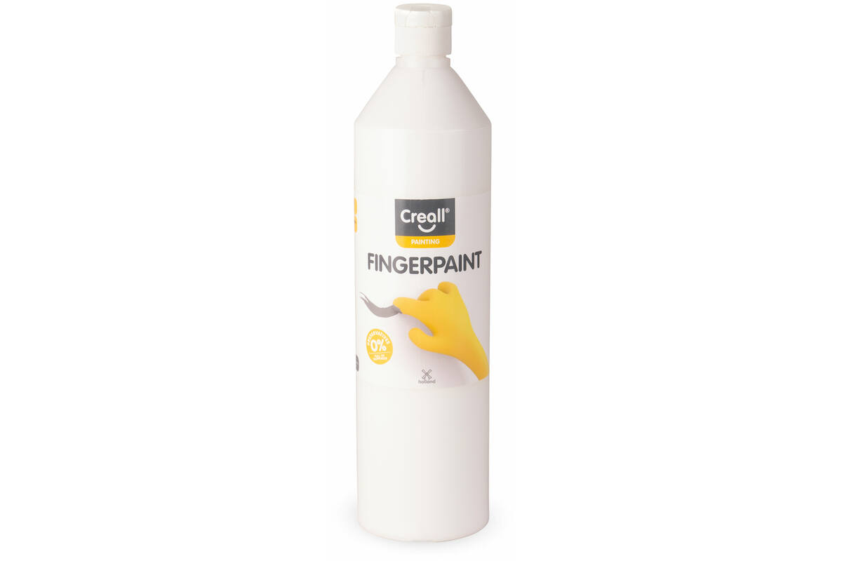 Vingerverf Creall 750 ml wit