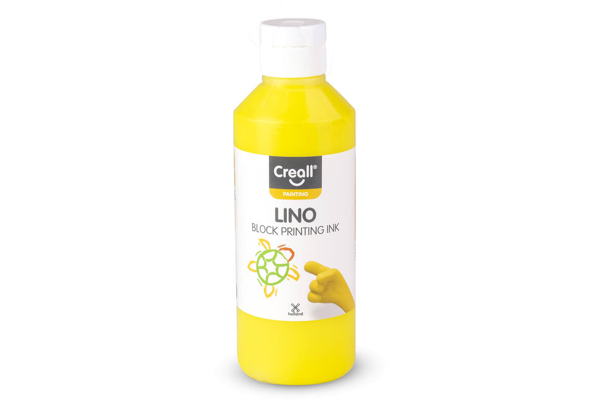 Blockprintverf Creall lino 250 ml geel
