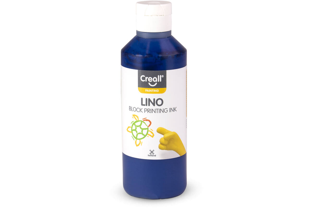 Blockprintverf Creall lino 250 ml donkerblauw