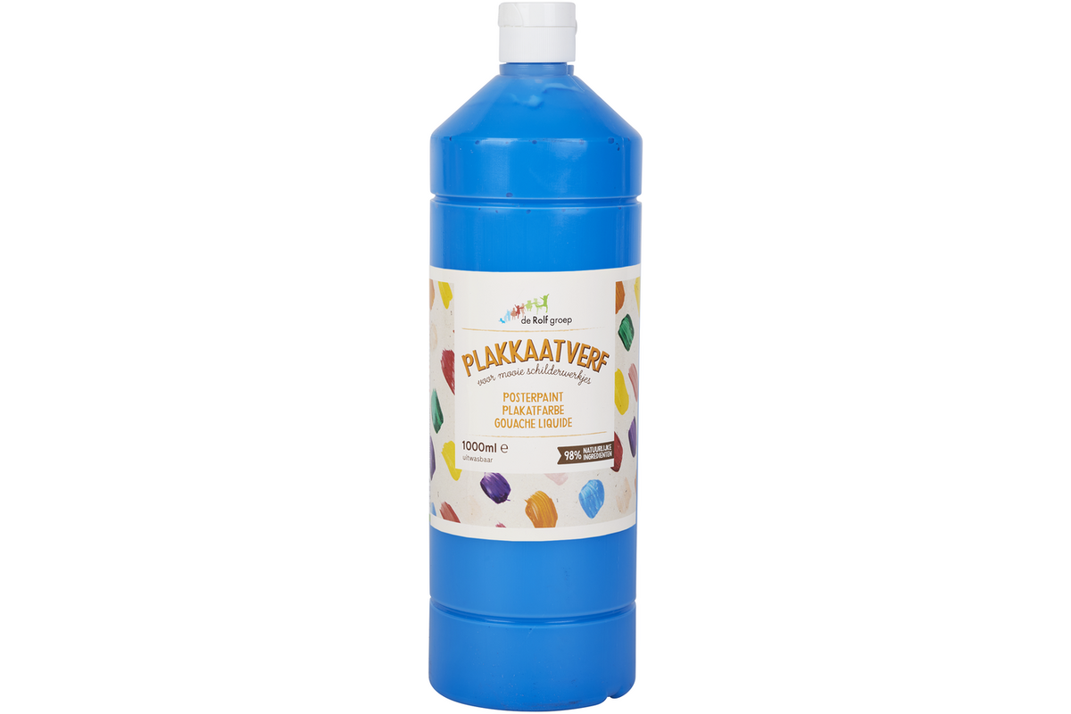 Plakkaatverf | de Rolf groep | topcolor, lichtblauw 1000 ml