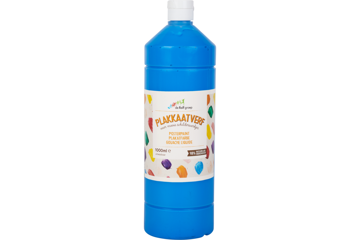 Plakkaatverf | de Rolf groep | topcolor, lichtblauw 1000 ml