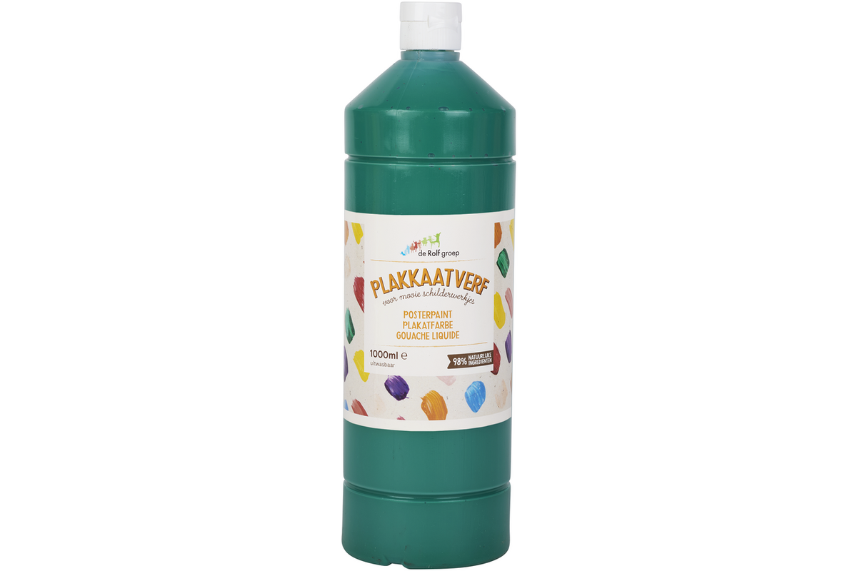Plakkaatverf | de Rolf groep | topcolor, donkergroen 1000 ml