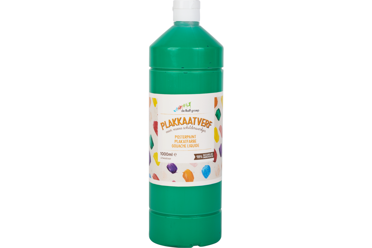 Plakkaatverf | de Rolf groep | topcolor, lichtgroen 1000 ml