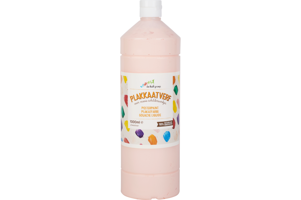 Plakkaatverf | de Rolf groep | topcolor, zalm roze 1000 ml