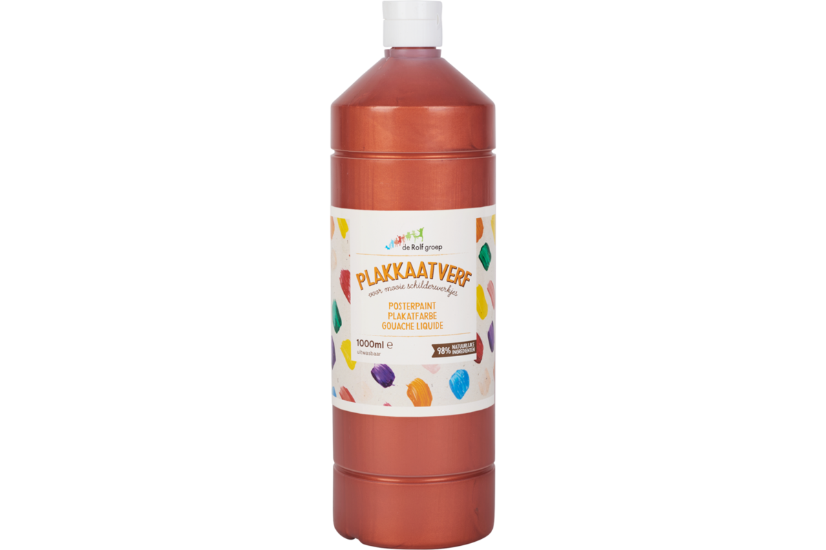 Plakkaatverf | de Rolf groep | topcolor, koper, 1000 ml
