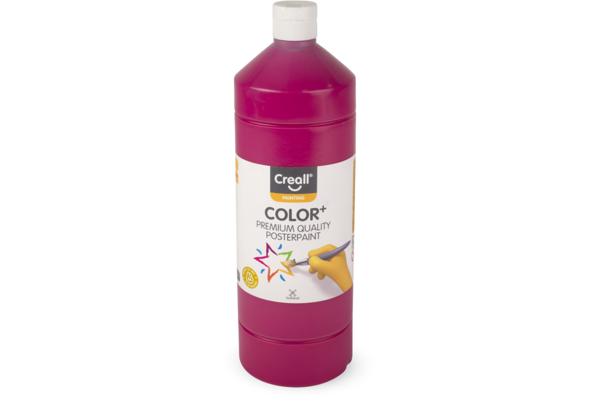 Plakkaatverf Creall Color+ 1000 ml, cylaam
