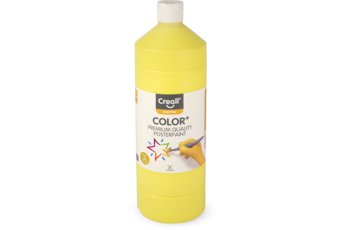 Plakkaatverf Creall Color+ 1000 ml lichtgeel