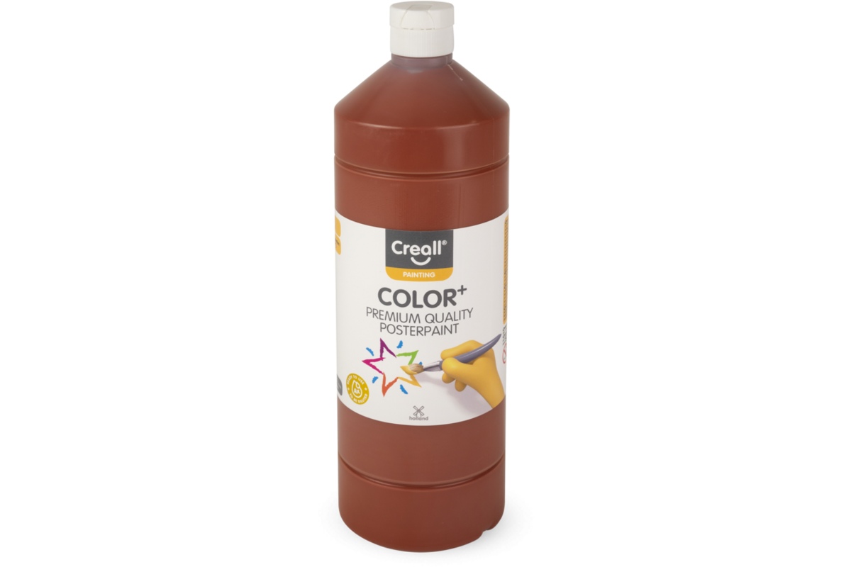 Plakkaatverf Creall Color+ 1000 ml lichtbruin