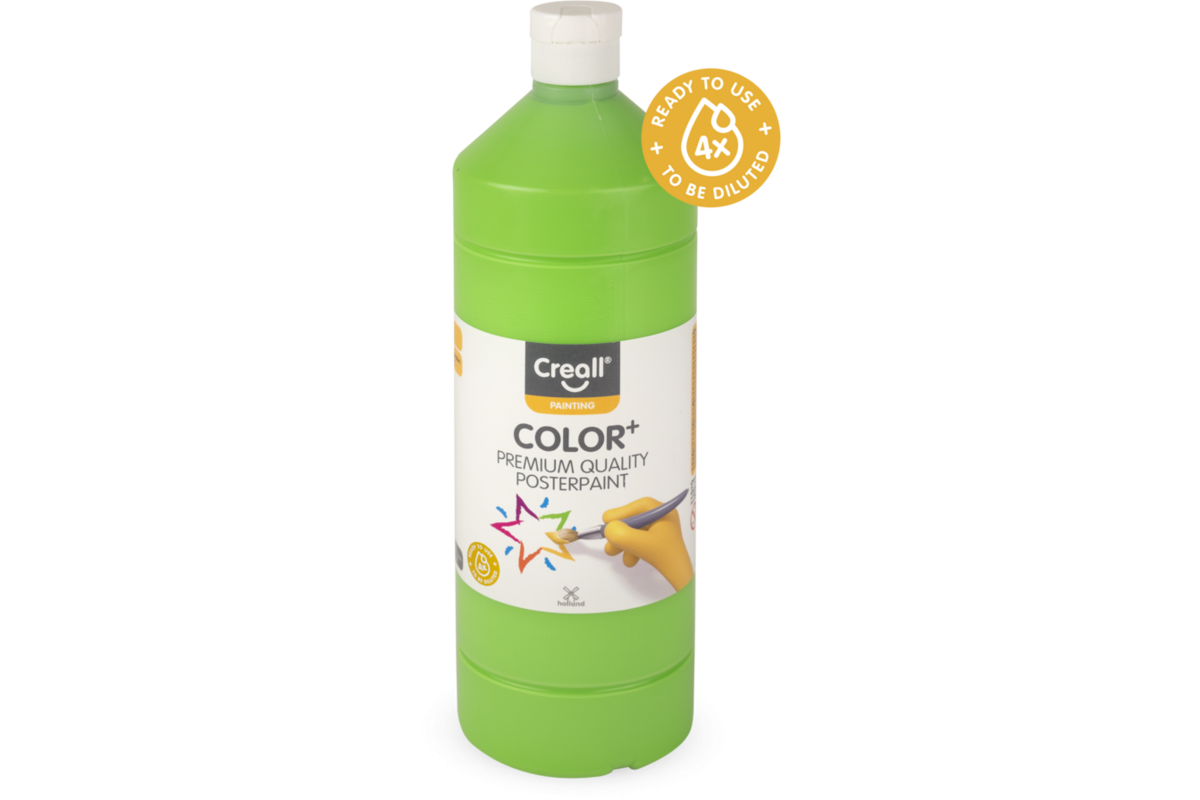 Plakkaatverf Creall Color+ 1000 ml lichtgroen