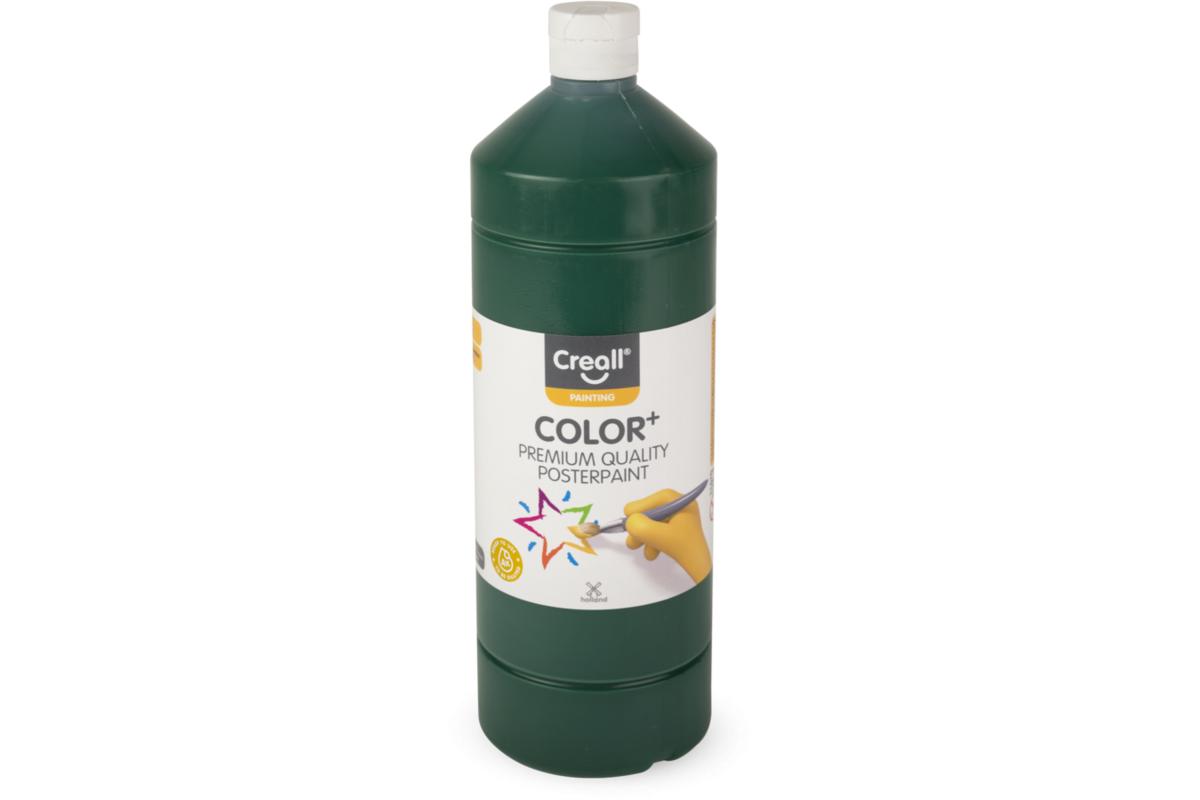 Plakkaatverf Creall Color+ 1000 ml donkergroen