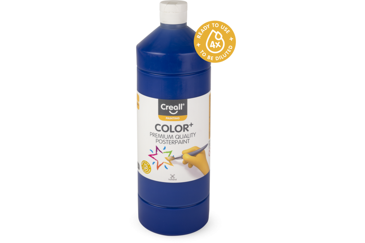 Plakkaatverf Creall Color+ 1000 ml donkerblauw
