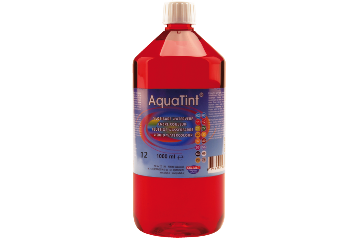 Aquatint 1000 ml, donkerrood