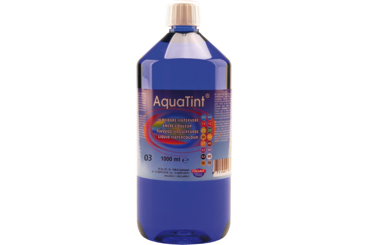 Aquatint 1000 ml, donkerblauw