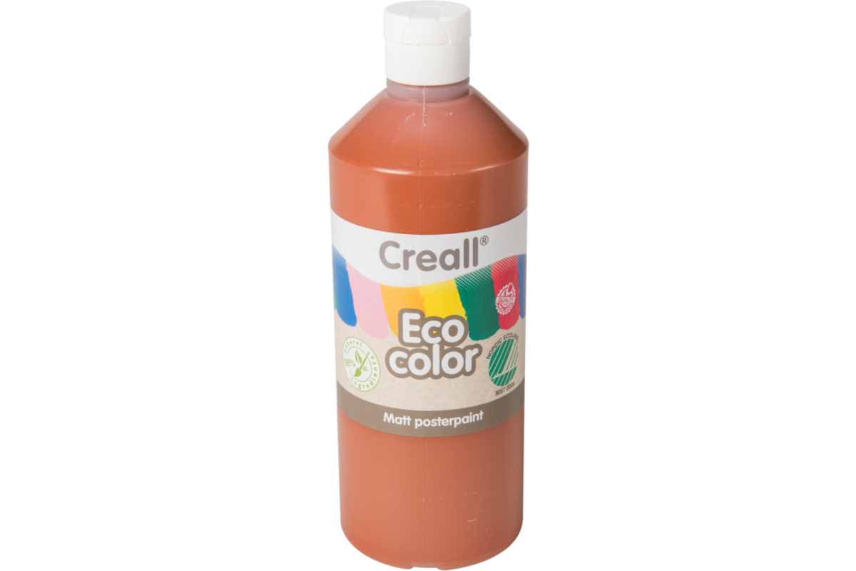 Plakkaatverf Creall Eco 500 ml lichtbruin