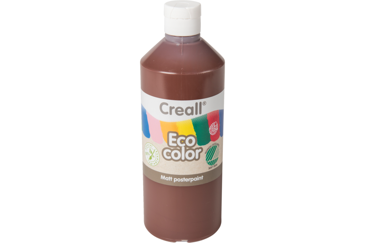 Plakkaatverf Creall Eco 500 ml donkerbruin