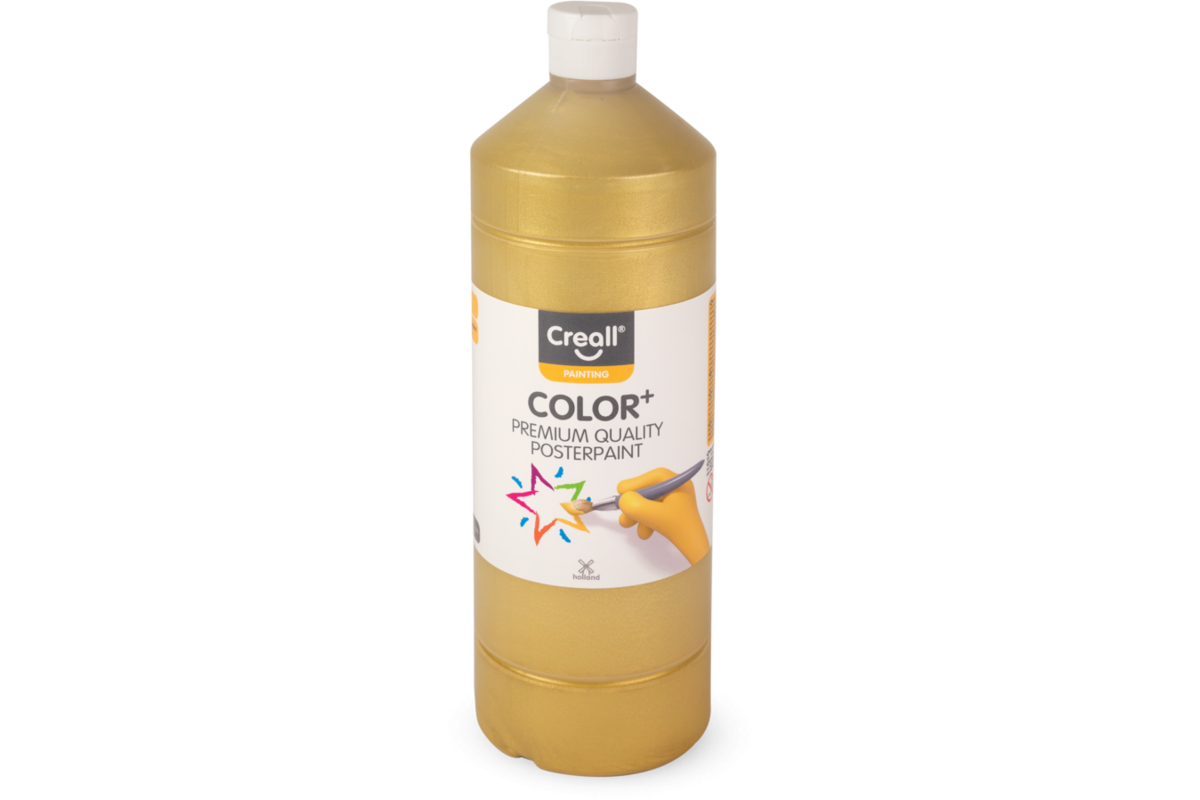 Plakkaatverf Creall Color+ 1000 ml goud