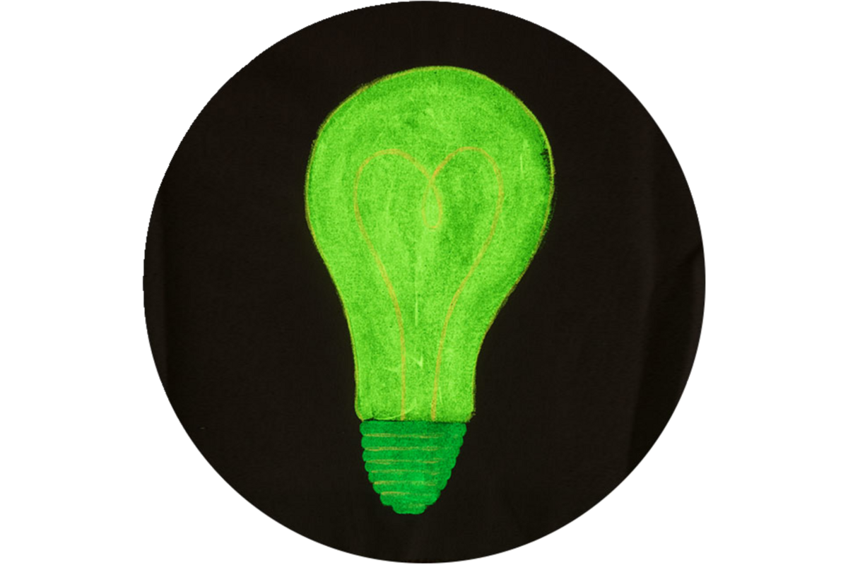 Lichtgevende verf Creall Glow 250 ml groen-geel