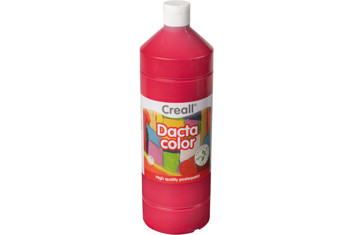 Plakkaatverf Creall Dacta color 1000 ml lichtrood