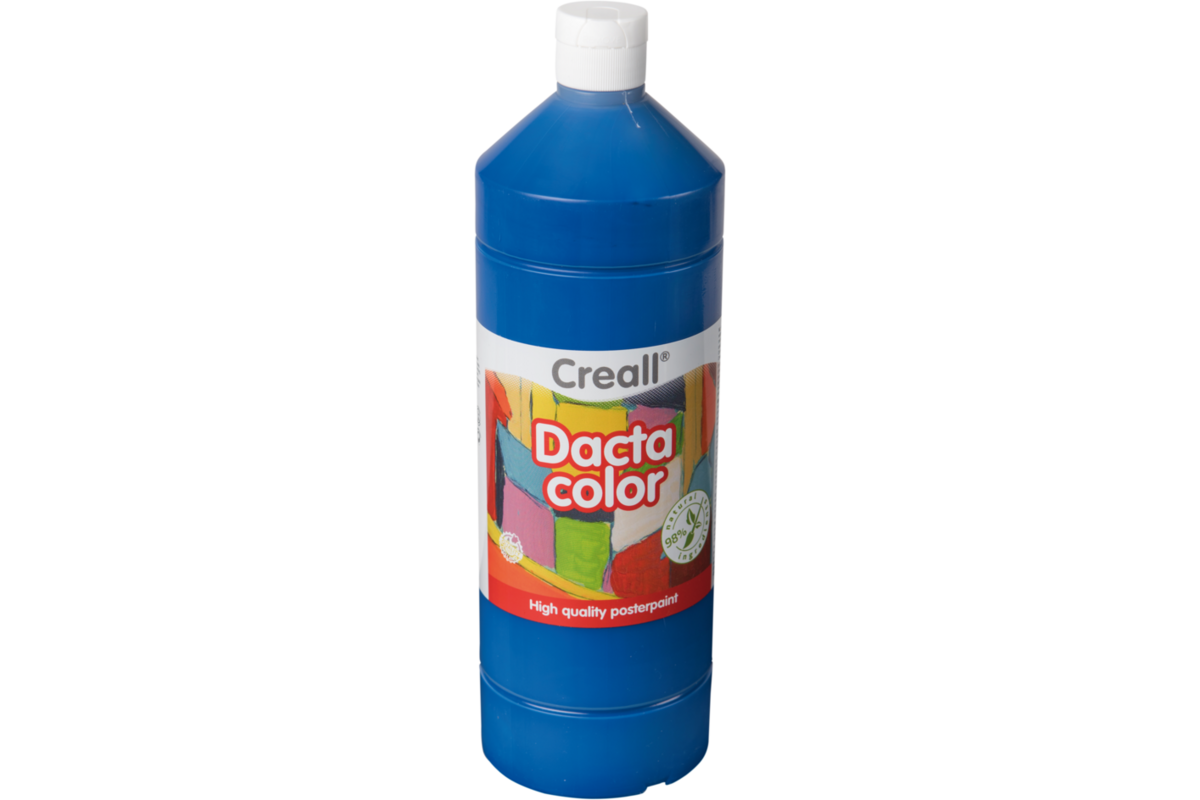 Plakkaatverf Creall Dacta color 1000 ml donkerblauw