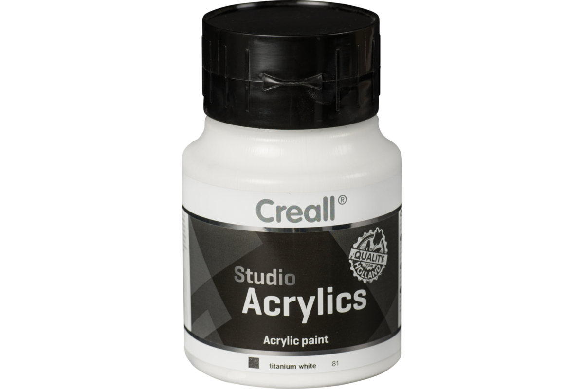 Acrylverf Creall 500 ml wit