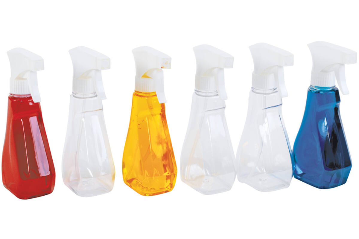 Spuitflesjes transparant 350 ml, 6 stuks