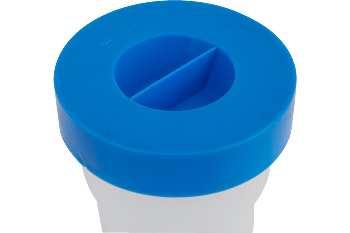 Anti-knoeipot midi 180 ml, blauw