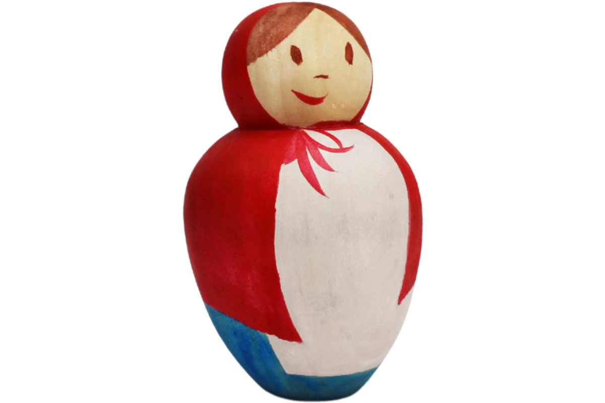 Houten poppetjes familie 7 cm, 10 stuks
