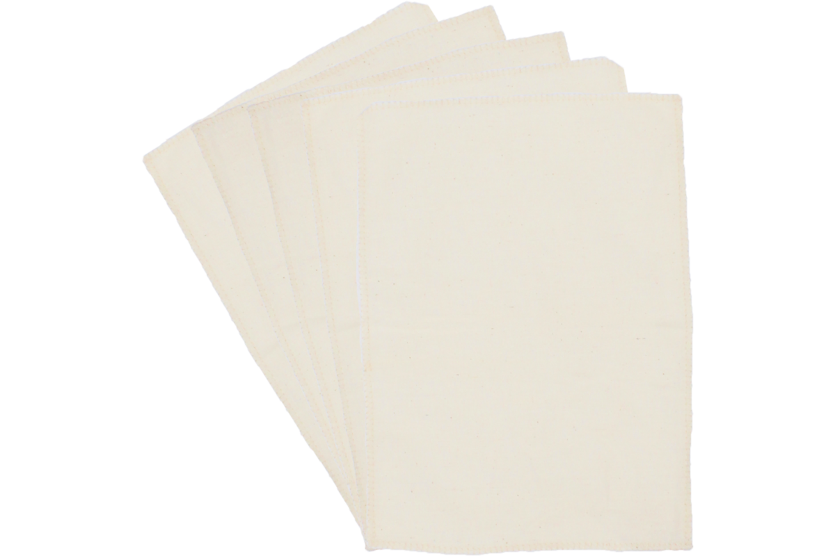 Zakdoek katoen 21 x 29,7 cm, 5 stuks