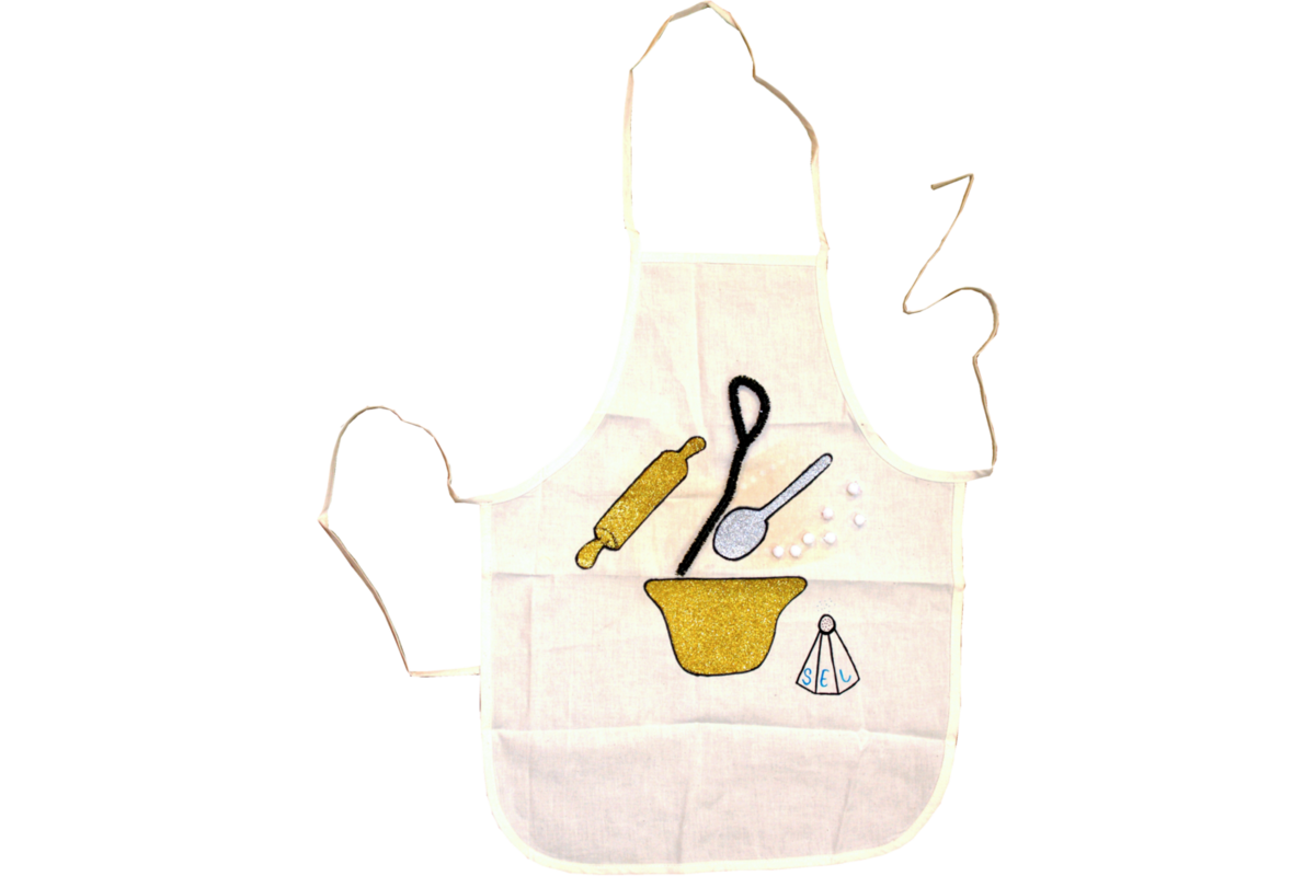 Kinderschort van katoen 43 x 55 cm, 5 stuks