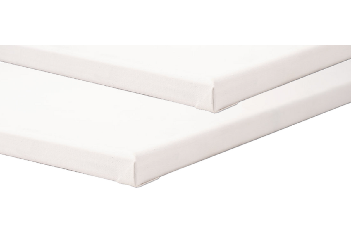 Schildersdoek 70 x 90 cm 3D 380 grams 100% katoen, per 2 stuks