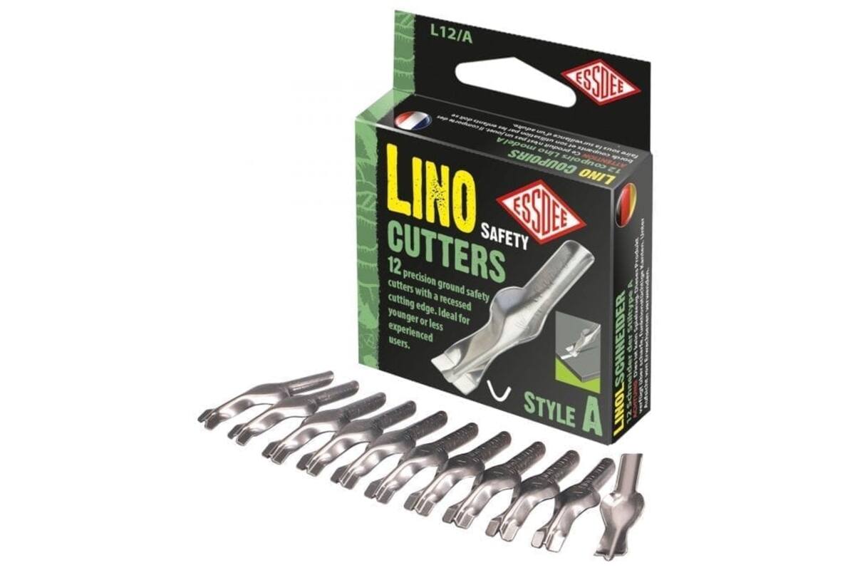 Linomesjes junior A-model, 12 stuks