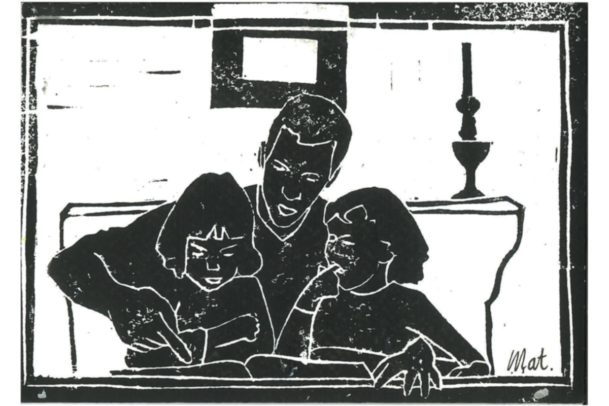 Linoleum A6 10 x 15 cm  dikte 3,2 mm, 10 stuks