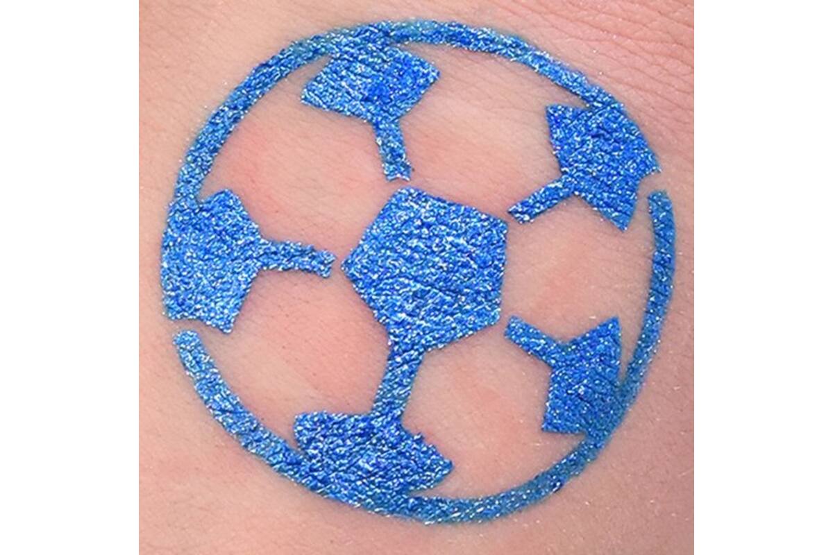 Schmink glittertattoo groepspakket 110 stuks