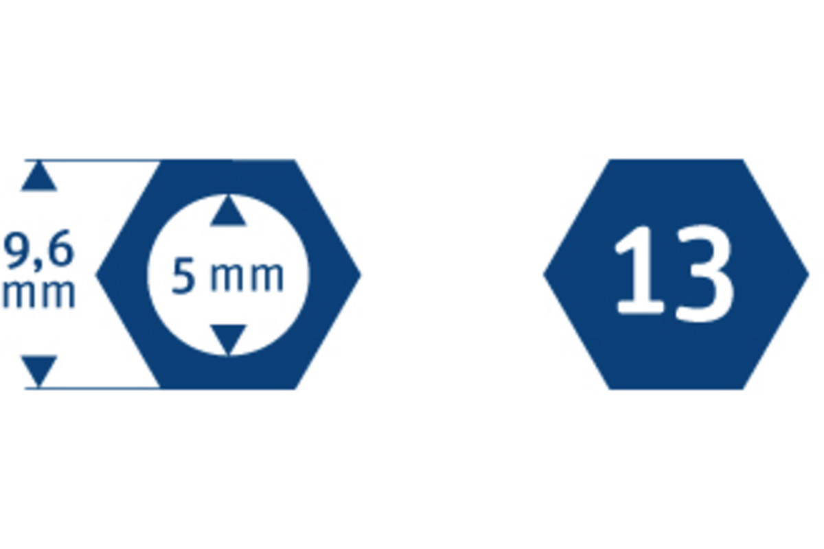 Kleurpotloden edu³ Jumbo 9,6 mm assorti, 144 stuks in houten kist