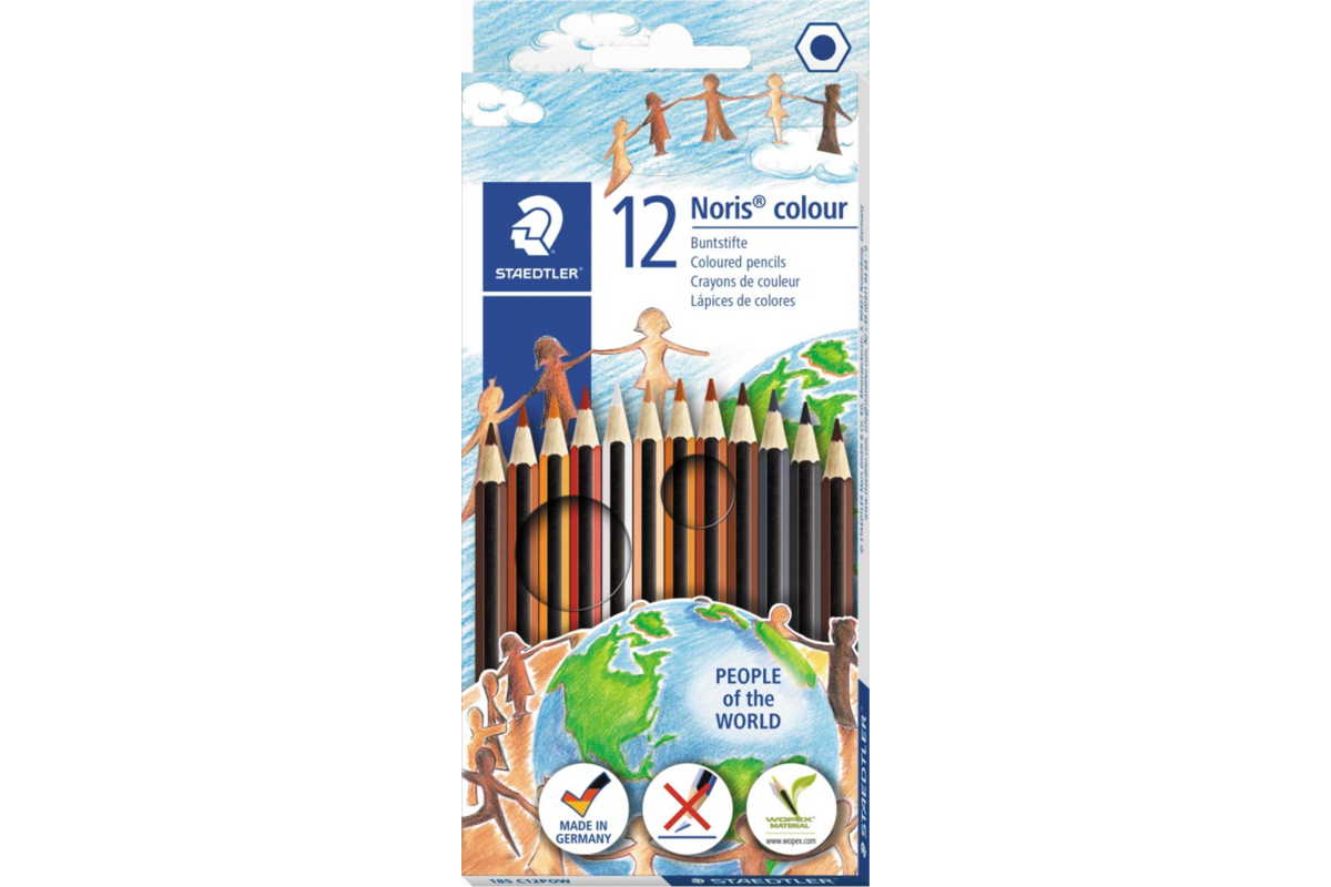 Kleurpotloden Staedtler huidtinten, 12 stuks