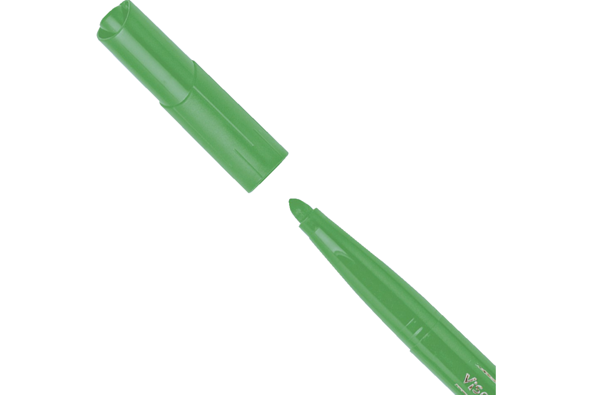 Viltstiften BIC kids visacolor XL Ecolutions groen, 12 stuks