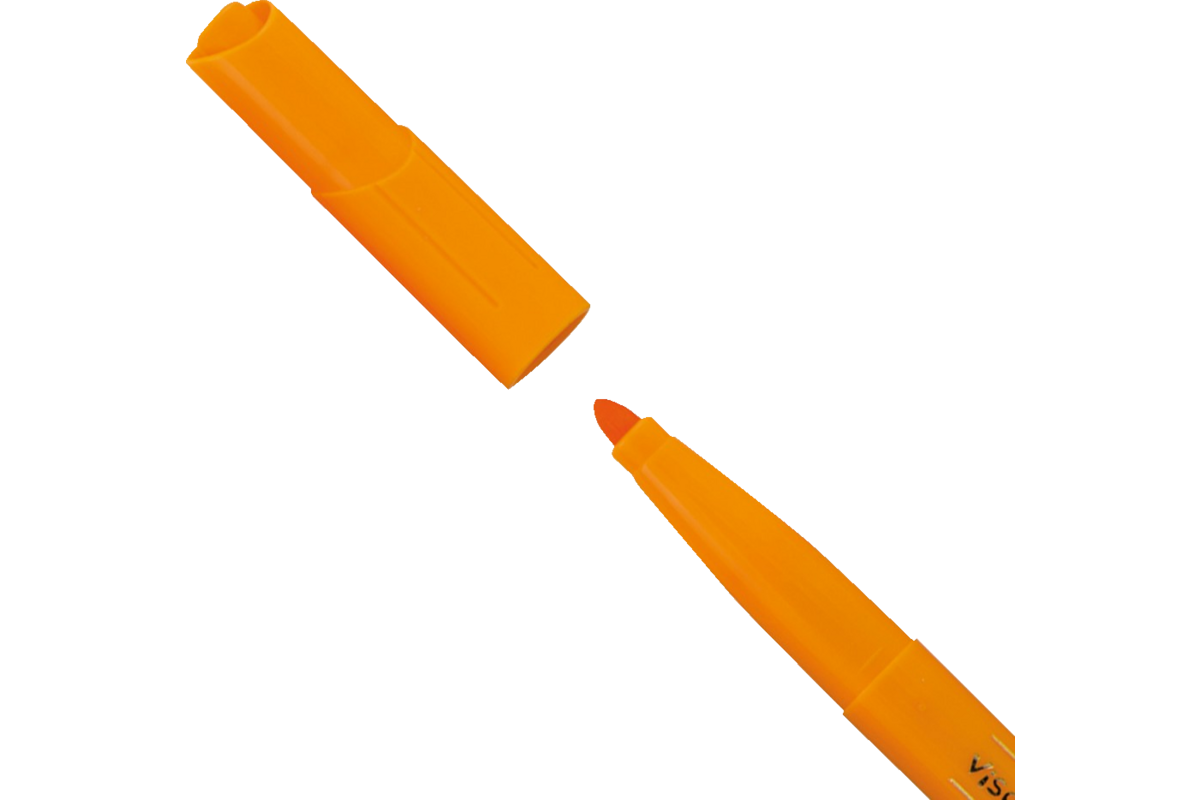 Viltstiften BIC kids visacolor XL Ecolutions oranje, 12 stuks