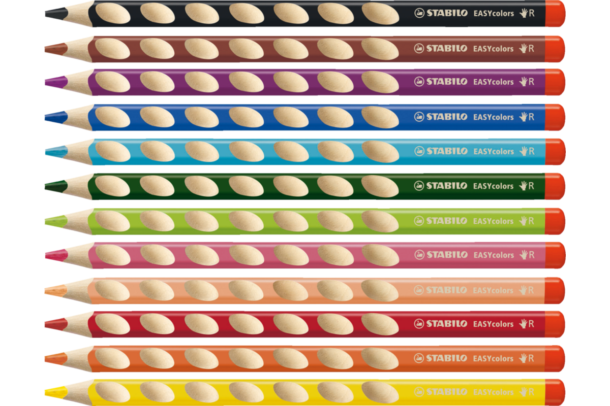 Kleurpotloden STABILO EASYcolors 12 kleuren RH