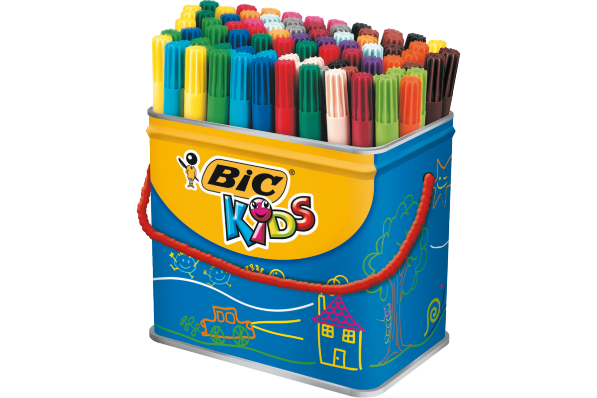 Viltstiften BIC Kids Visa blik 84 stuks ass.