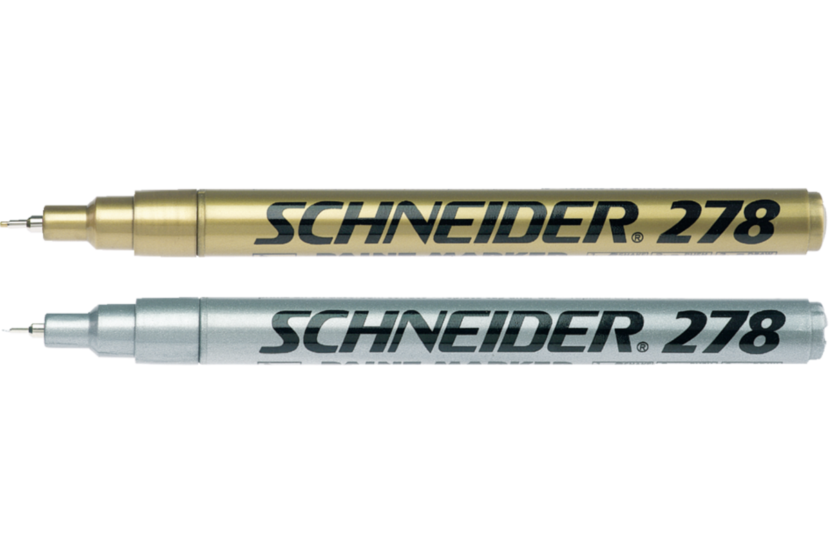 Schneider lakmarker fineliner goud 0,8 mm