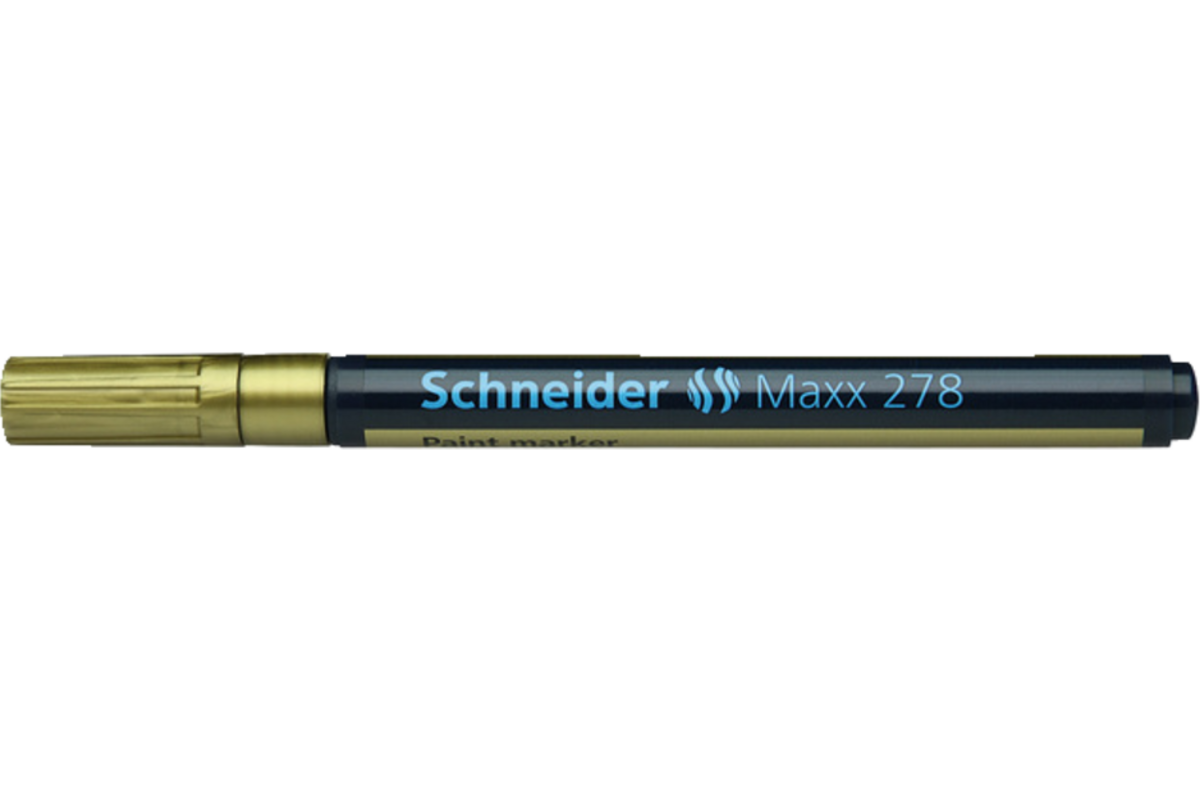 Schneider lakmarker fineliner goud 0,8 mm