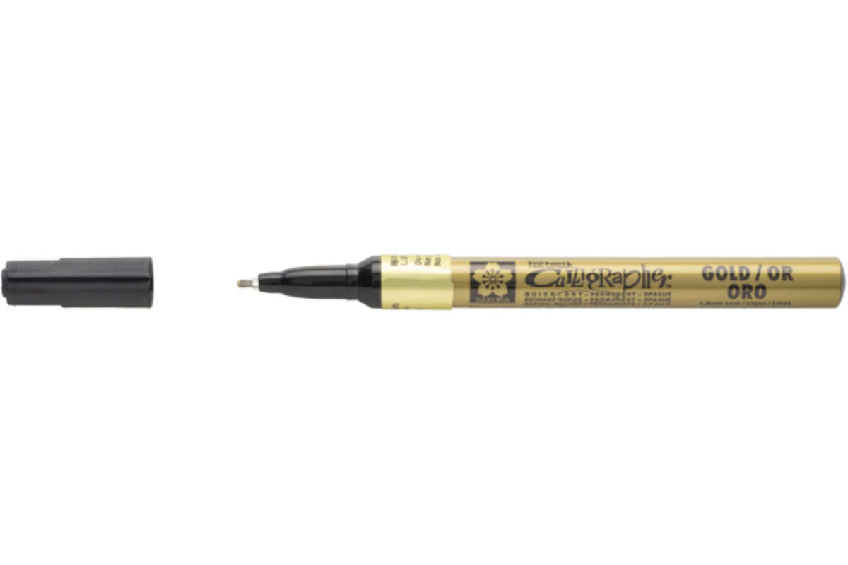 Kalligrafiestift Sakura 1,8 mm, goud